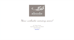 Desktop Screenshot of abodehalfmoonbay.com